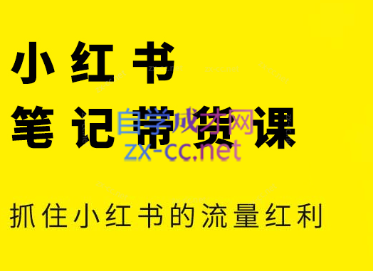 张宾·小红书笔记带货课(更新2026)-智云网