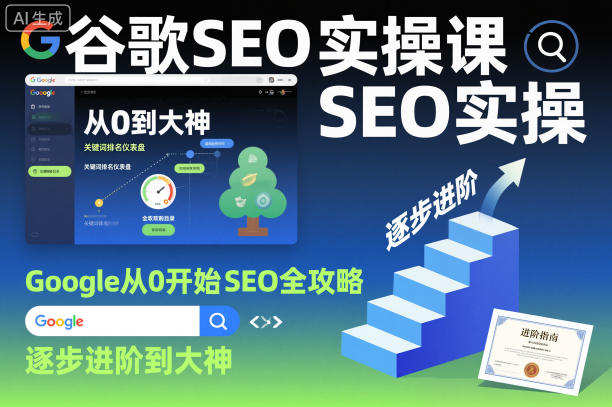 谷歌SEO实操课，Google从0开始SEO全攻略，逐步进阶到大神-智云网