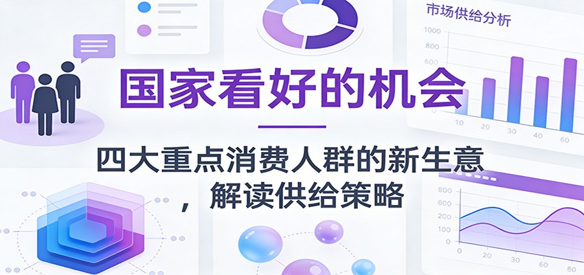 公众号付费文章：国家看好的机会，四大重点消费人群的新生意，解读供给策略-智云网