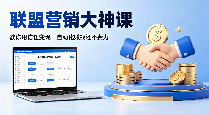 联盟营销大神课，教你用信任变现，自动化賺钱还不费力【原创双语字幕】-智云网