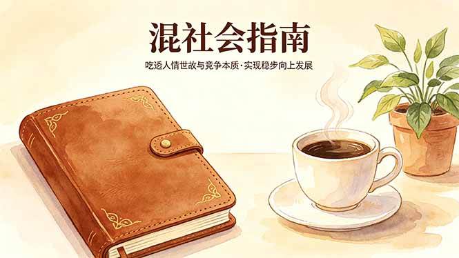 （18282期）付费文章：混社会指南，吃透人情世故与竞争本质，实现稳步向上发展-智云网