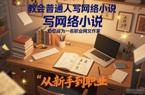 教会普通人写网络小说，助您成为一名职业网文作家-智云网
