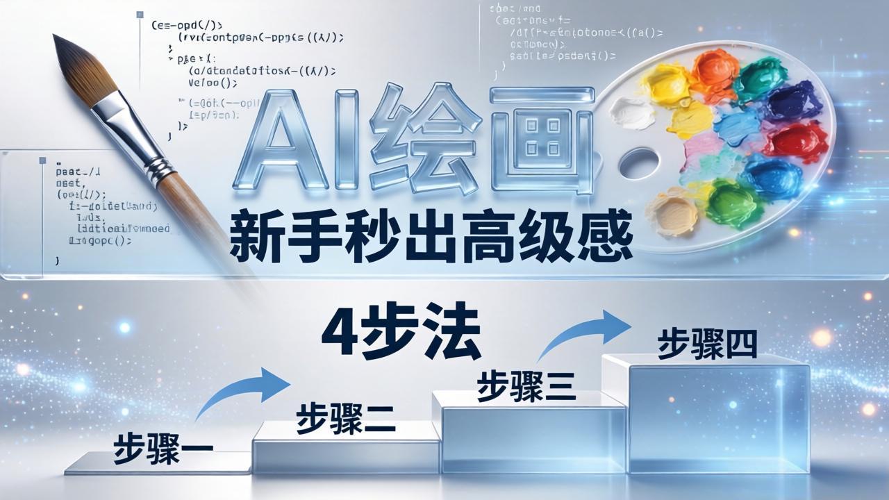 AI绘画入门别再硬磕了！即梦4步法：万能提示词公式+BRTR框架，新手秒出高级感-智云网
