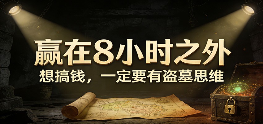 公众号付费文章《赢在8小时之外，想搞钱，一定要有盗墓思维》-智云网