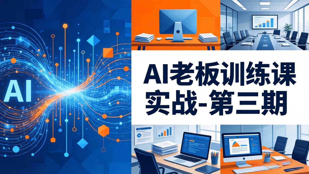 AI老板训练课实战-第三期：AI+内容应用落地教学，从0到1打通AI变现完整路径-智云网