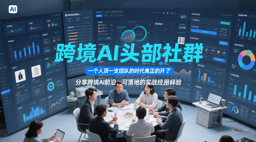 跨境AI头部社群，一个人顶一支团队的时代真正的开始了，分享跨境AI前沿，可落地的实战经验(更新4月22日)-智云网