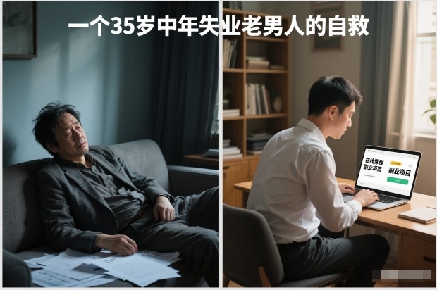 付费文章：一个35岁中年失业老男人的自救-智云网