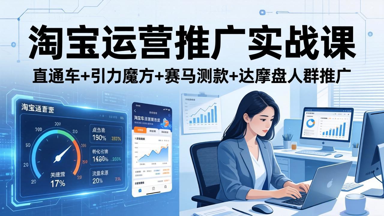 淘宝运营推广实战课(更新26年4月-智云网