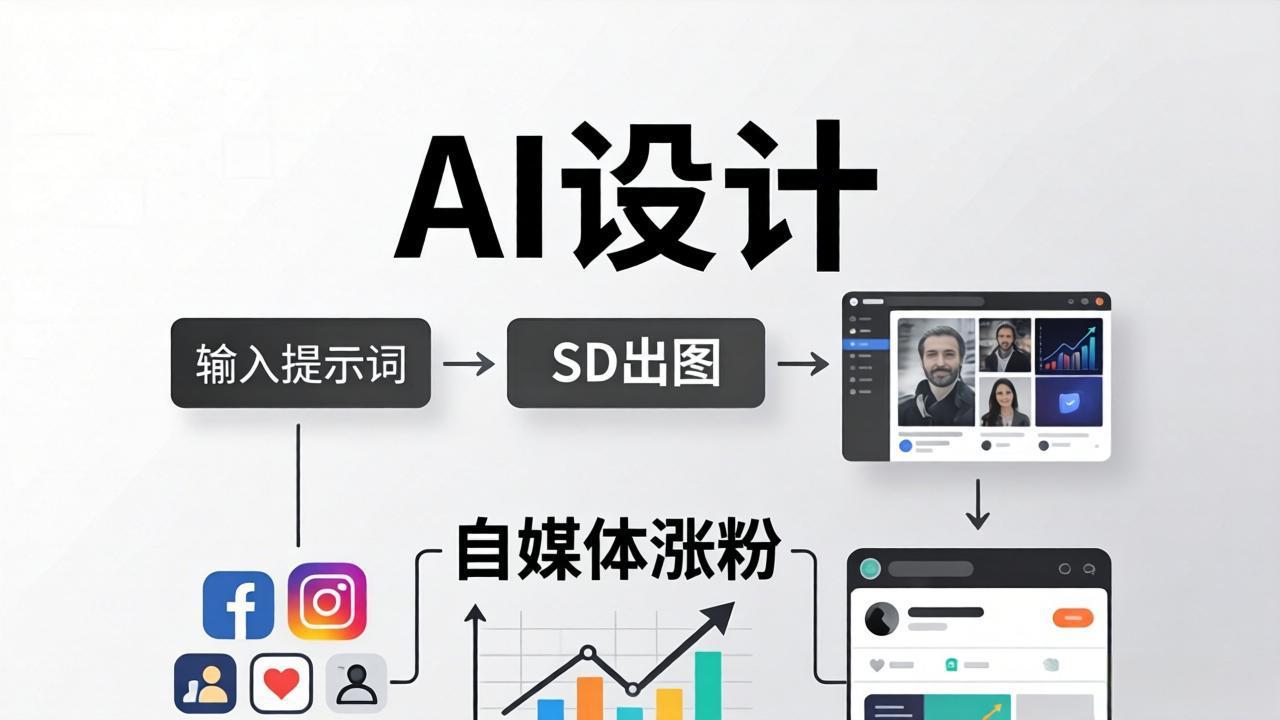 人人都是AI设计师：SD出图+自媒体涨粉一站教学，告别图文素材焦虑，AI设计让你轻松避开内卷-智云网
