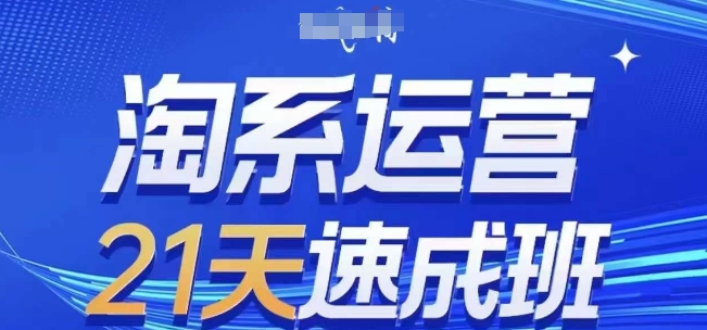 淘系运营21天速成班(更新25年12月)，0基础轻松搞定淘系运营，不做假把式-智云网